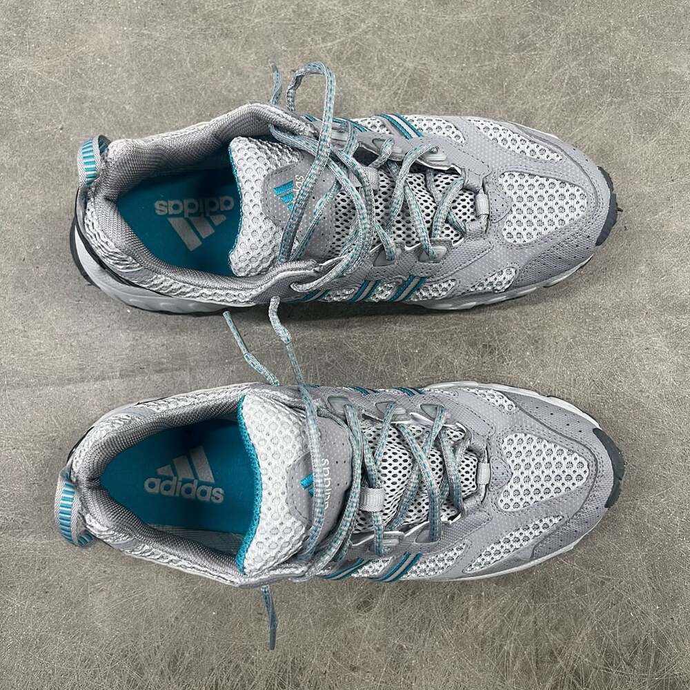 Adidas Kanadia TR Hiking Shoes Gray Blue Adiwear - Picture 6 of 16